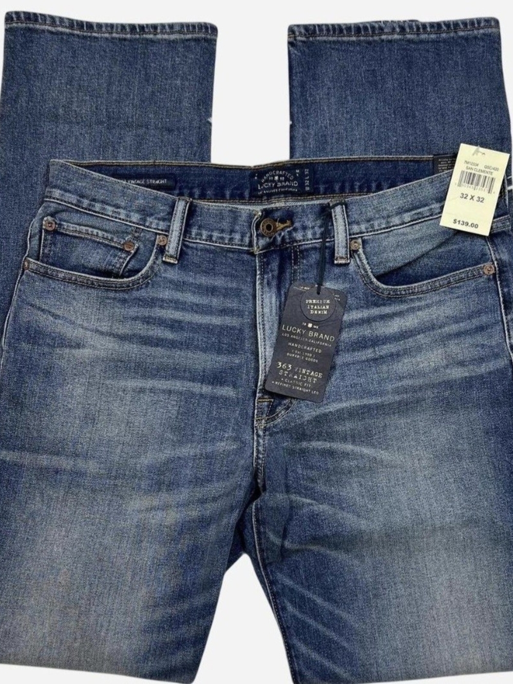 NWT Lucky Brand Men’s Medium Blue Straight Jeans